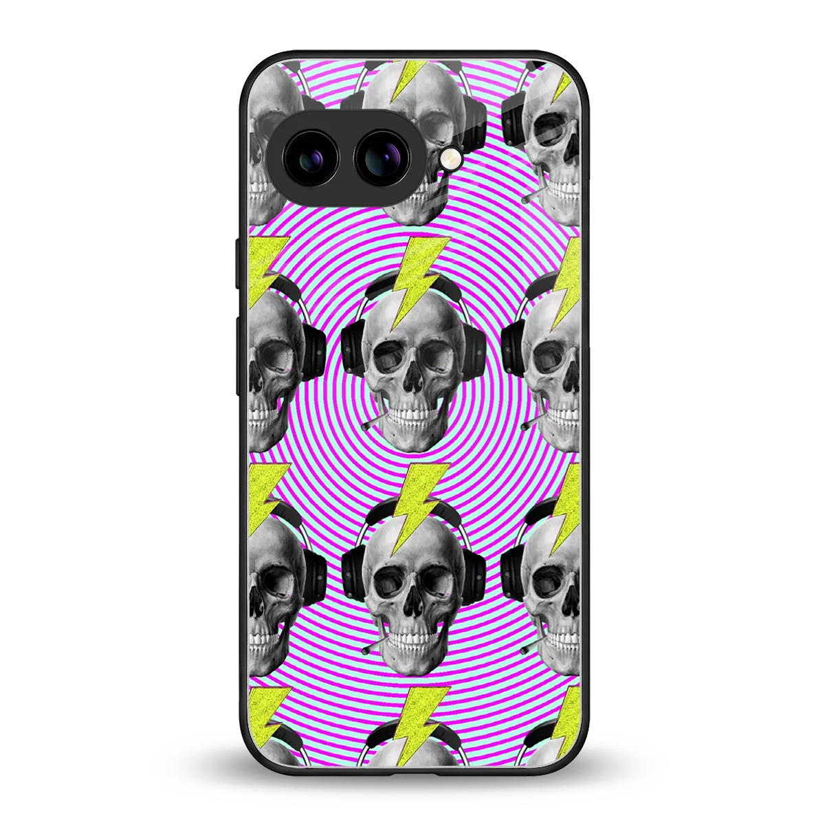 Skull Trip back phone cover | glass case for google pixel 10a