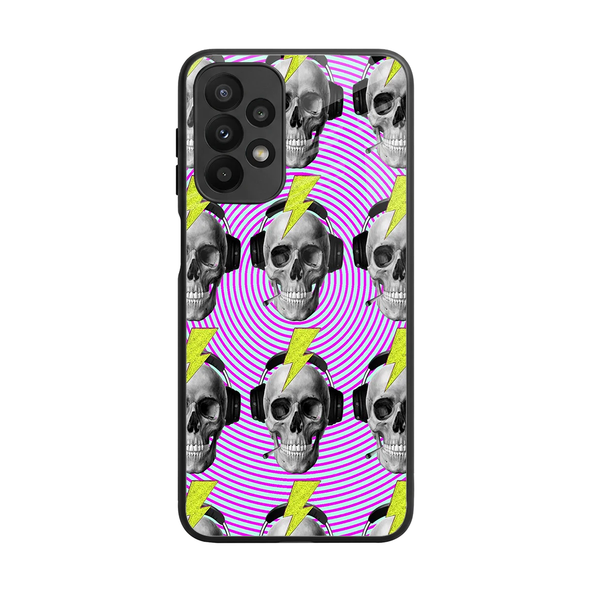 Skull Trip back phone cover | glass case for samsung galaxy a23