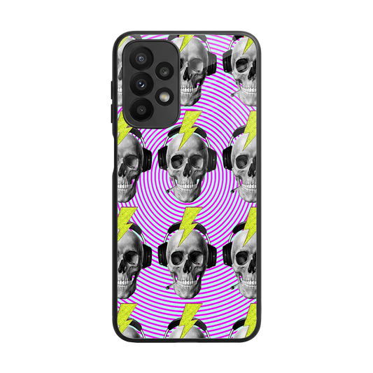 Skull Trip back phone cover | glass case for samsung galaxy a23