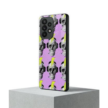Skull Trip samsung galaxy a23 mobile cover | shockproof glass phone case