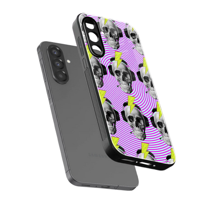 Skull Trip sleek samsung galaxy a17 5g cover with tempered glass back and TPU edges