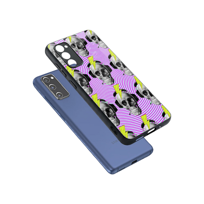 Skull Trip sleek samsung galaxy s20 fe cover with tempered glass back and TPU edges