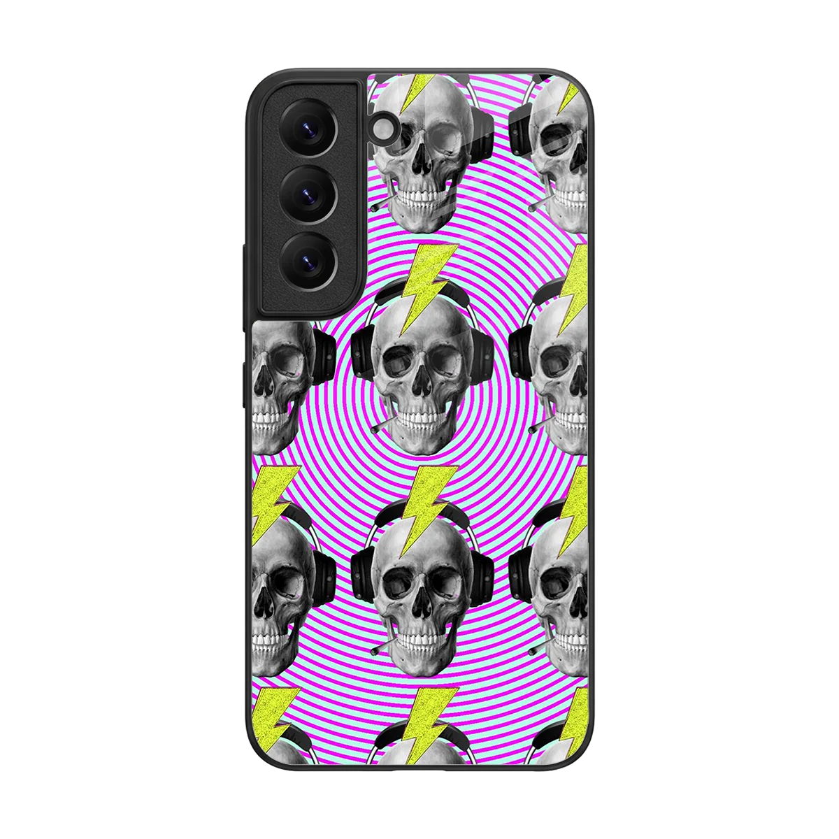 Skull Trip back phone cover | glass case for samsung galaxy s22