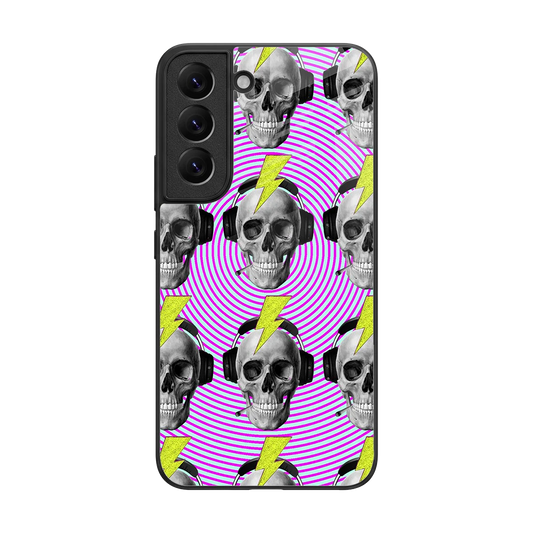 Skull Trip back phone cover | glass case for samsung galaxy s22