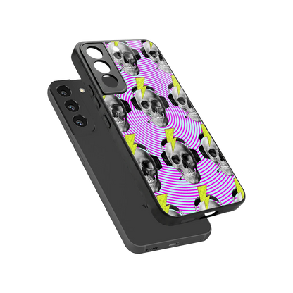 Skull Trip sleek samsung galaxy s22 cover with tempered glass back and TPU edges