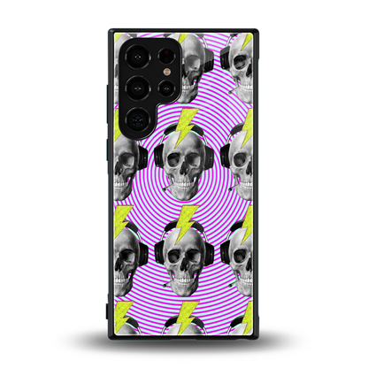 Skull Trip back phone cover | glass case for samsung galaxy s24 ultra