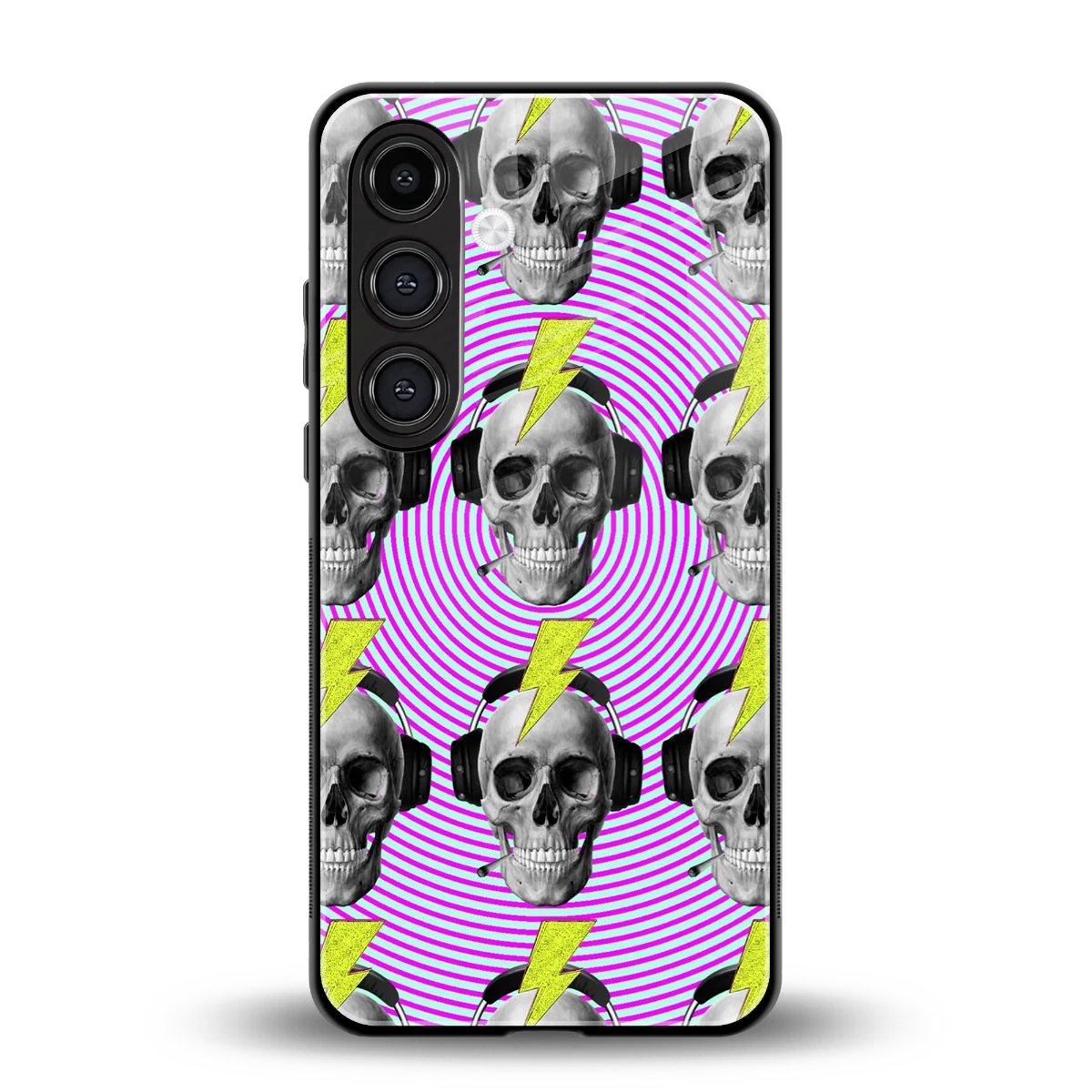 Skull Trip back phone cover | glass case for samsung galaxy s24