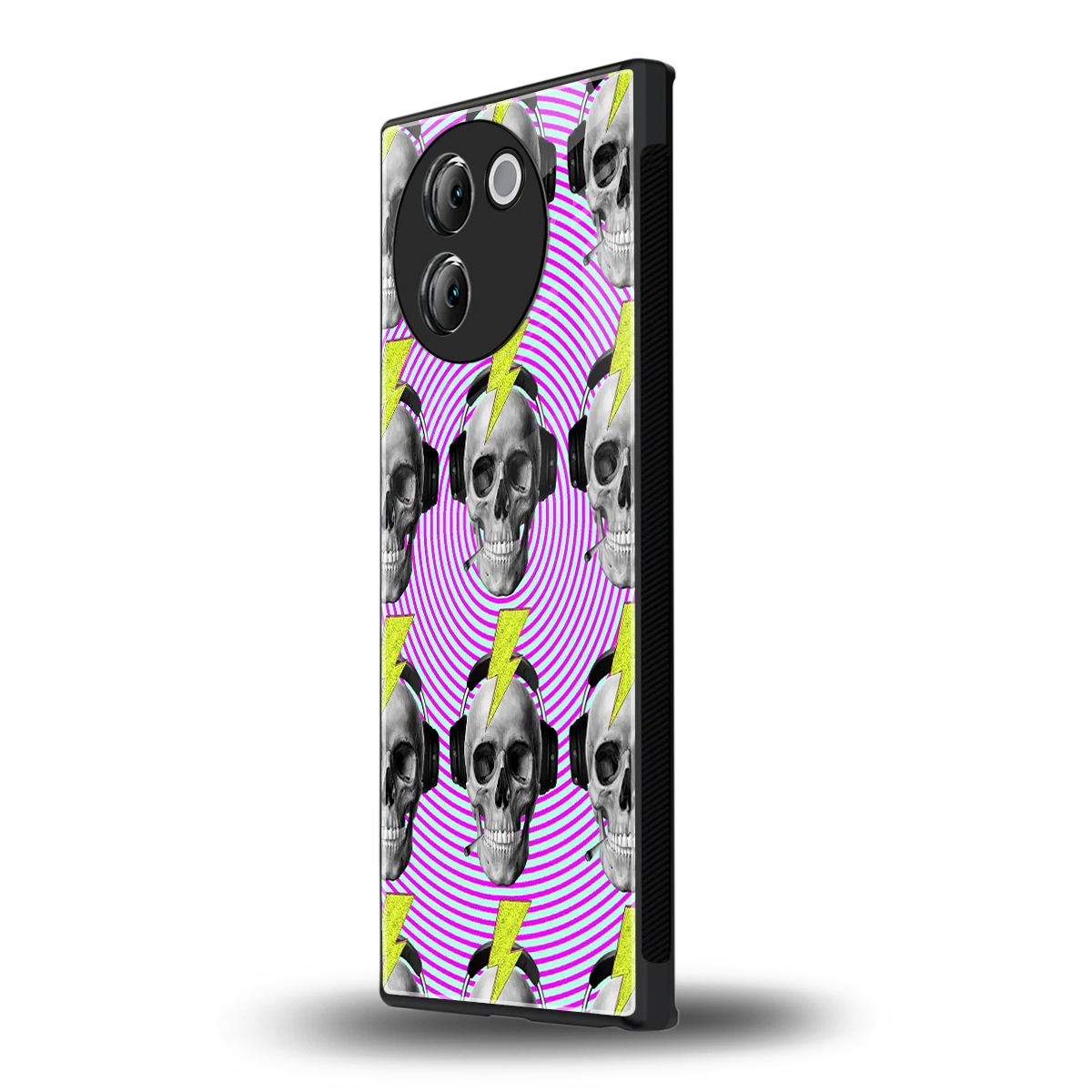 Skull Trip vivo v30e mobile cover | shockproof glass phone case