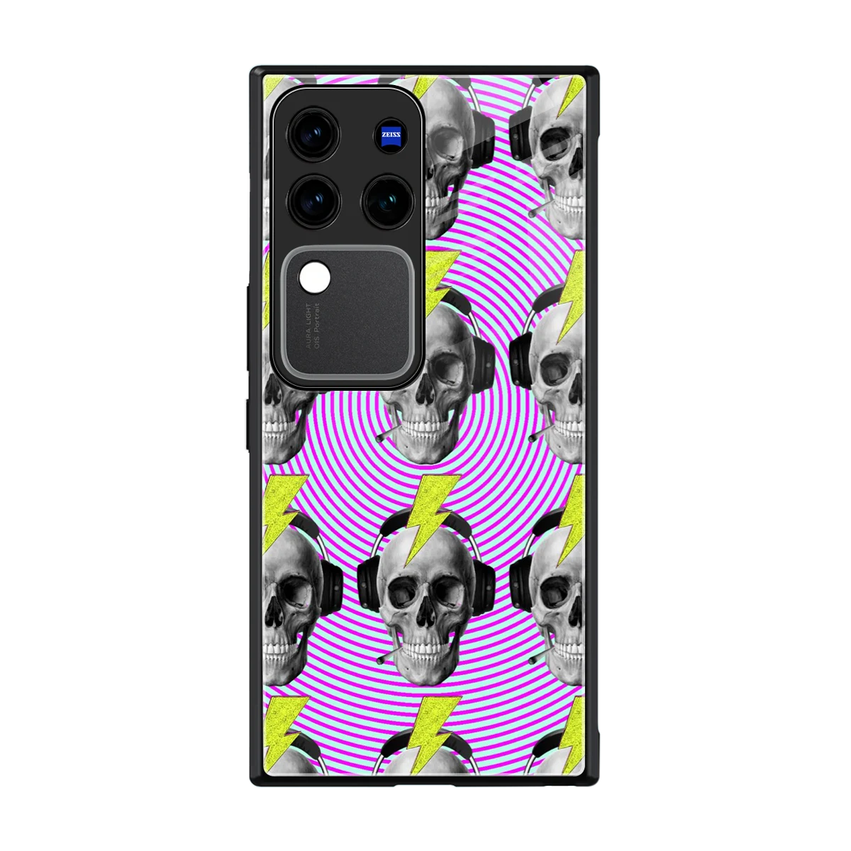 Skull Trip back phone cover | glass case forvivo v30 pro