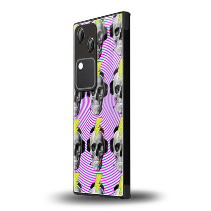 Skull Trip vivo v30 mobile cover | shockproof glass phone case