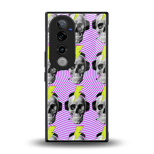 Skull Trip back phone cover | glass case for vivo v40 pro