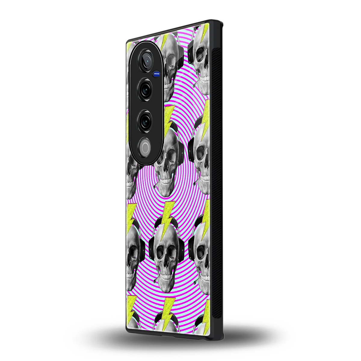 Skull Trip vivo v40 pro mobile cover | shockproof glass phone case