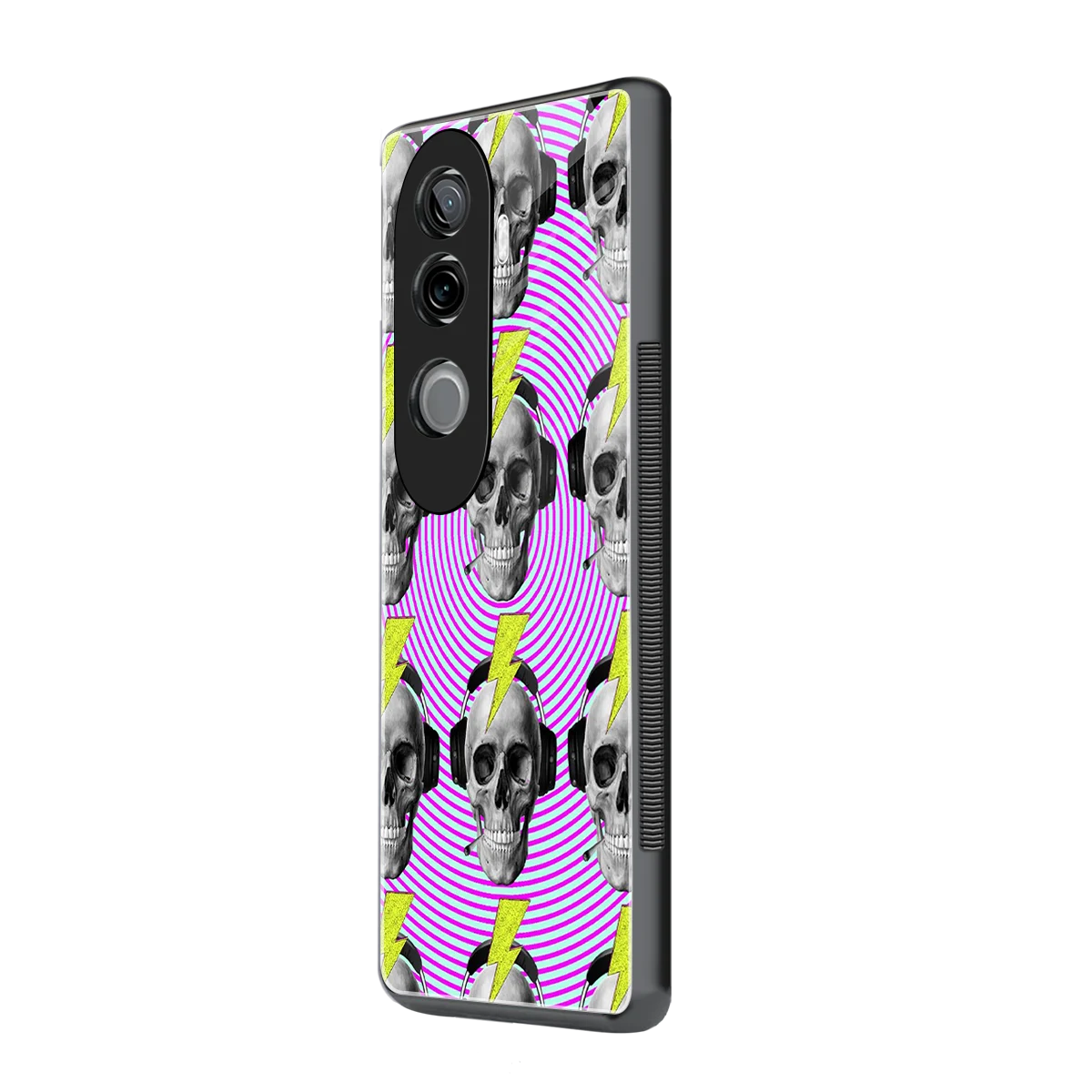 Skull Trip vivo v40e mobile cover | shockproof glass phone case