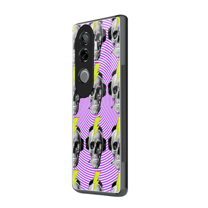 Skull Trip vivo v40e mobile cover | shockproof glass phone case