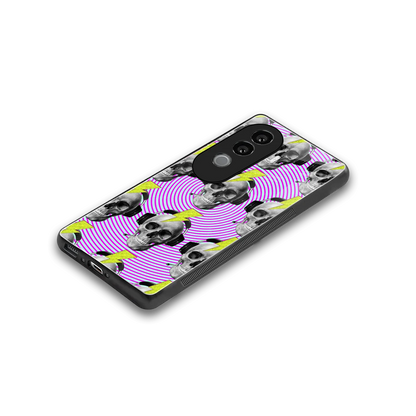 Skull Trip stylish phone case for vivo v40e | glossy glass and slim fit