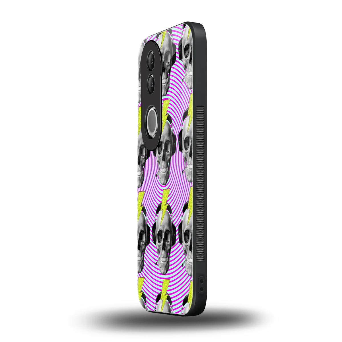 Skull Trip vivo v50 mobile cover | shockproof glass phone case