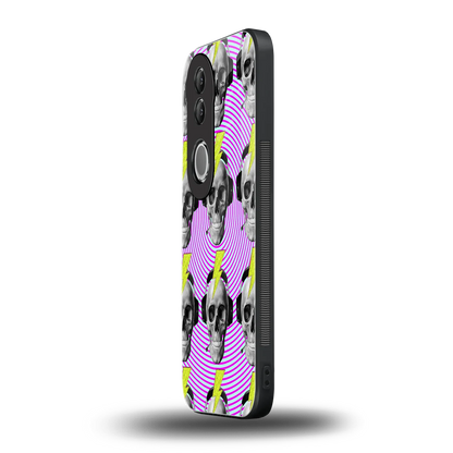Skull Trip vivo v50 mobile cover | shockproof glass phone case