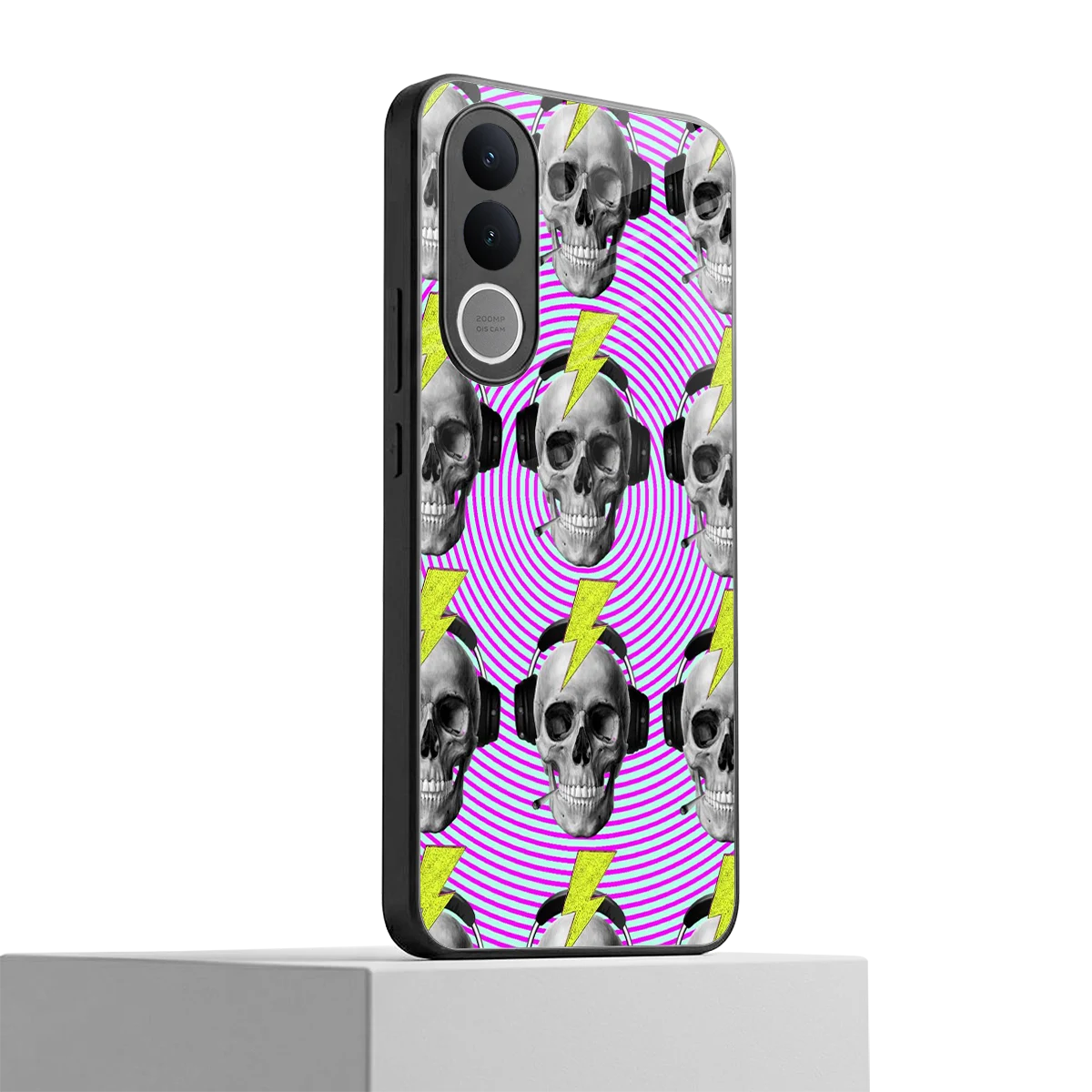 Skull Trip vivo v70 fe mobile cover | shockproof glass phone case