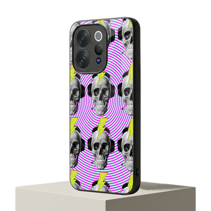 Skull Trip vivo v70 mobile cover | shockproof glass phone case