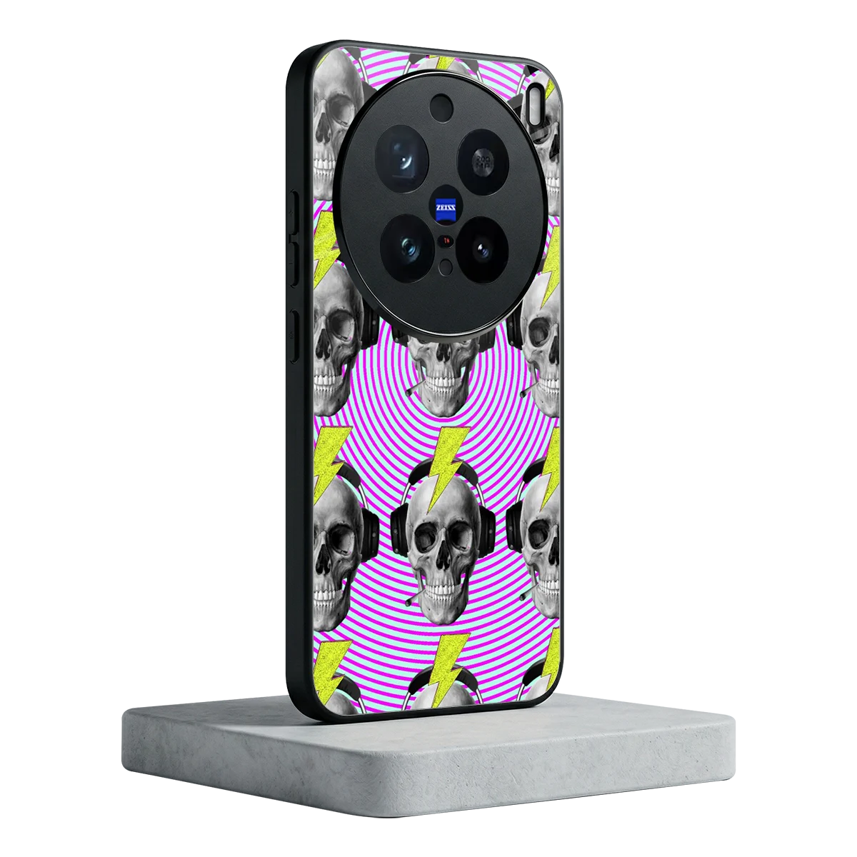 Skull Trip vivo x200 pro mobile cover | shockproof glass phone case