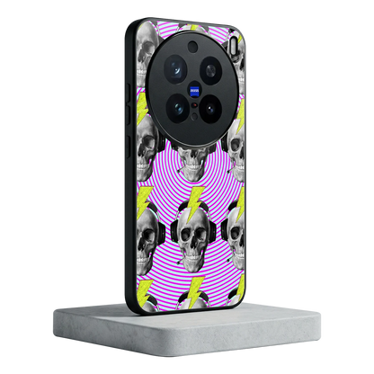 Skull Trip vivo x200 pro mobile cover | shockproof glass phone case