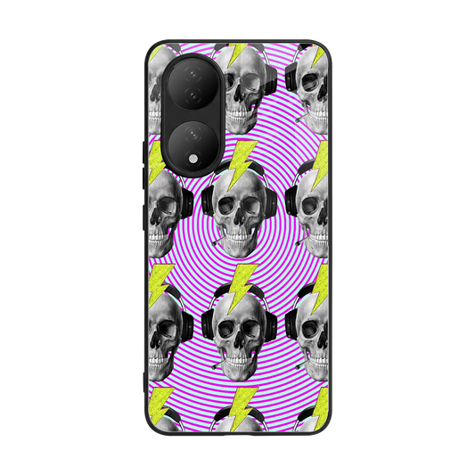 Skull Trip back phone cover | glass case for Vivo-y100