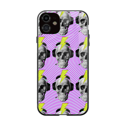 Skull Trip back phone cover | glass case for iphone 12