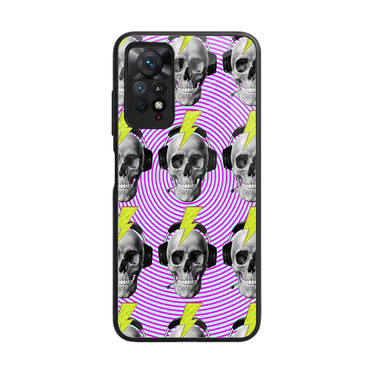 Skull Trip back phone cover | glass case for redmi note 11 pro