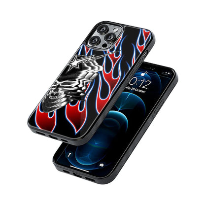 Protective Glass Back Phone Case Compatible with iPhone, Samsung, OnePlus, Pixel & More