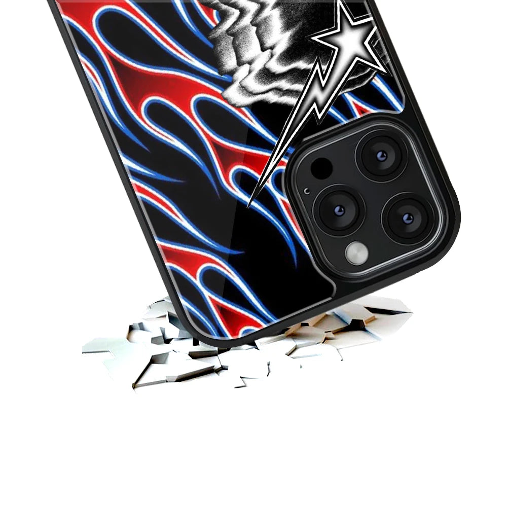 Durable Glass Back Mobile Case for iPhone, Samsung, OnePlus, Google Pixel, Redmi, Vivo, Oppo