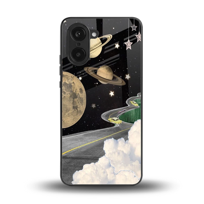 Skyline Galaxy back phone cover | glass case for oneplus nord ce5 5g