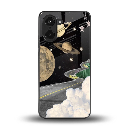 Skyline Galaxy back phone cover | glass case for oneplus nord ce5 5g