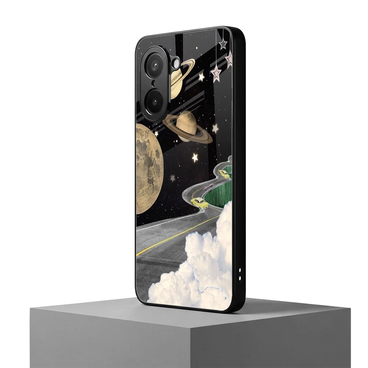 Skyline Galaxy oneplus nord ce5 5g mobile cover | shockproof glass phone case