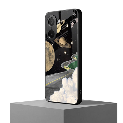 Skyline Galaxy oneplus nord ce5 5g mobile cover | shockproof glass phone case