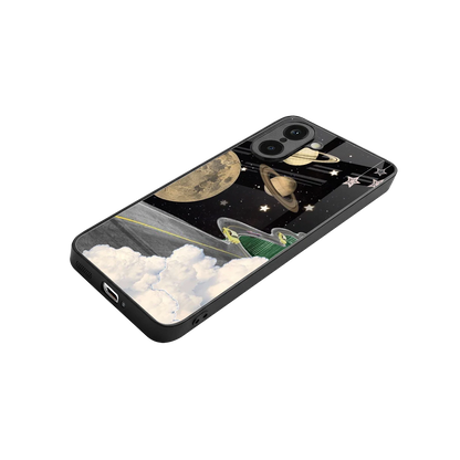 Skyline Galaxy stylish phone case for oneplus nord ce5 5g | glossy glass and slim fit