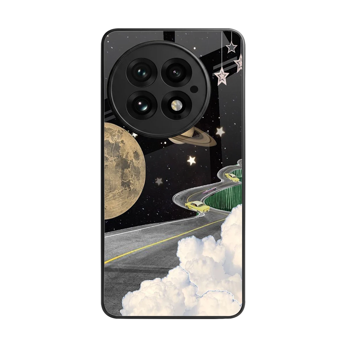 Skyline Galaxy back phone cover | glass case for oneplus 13