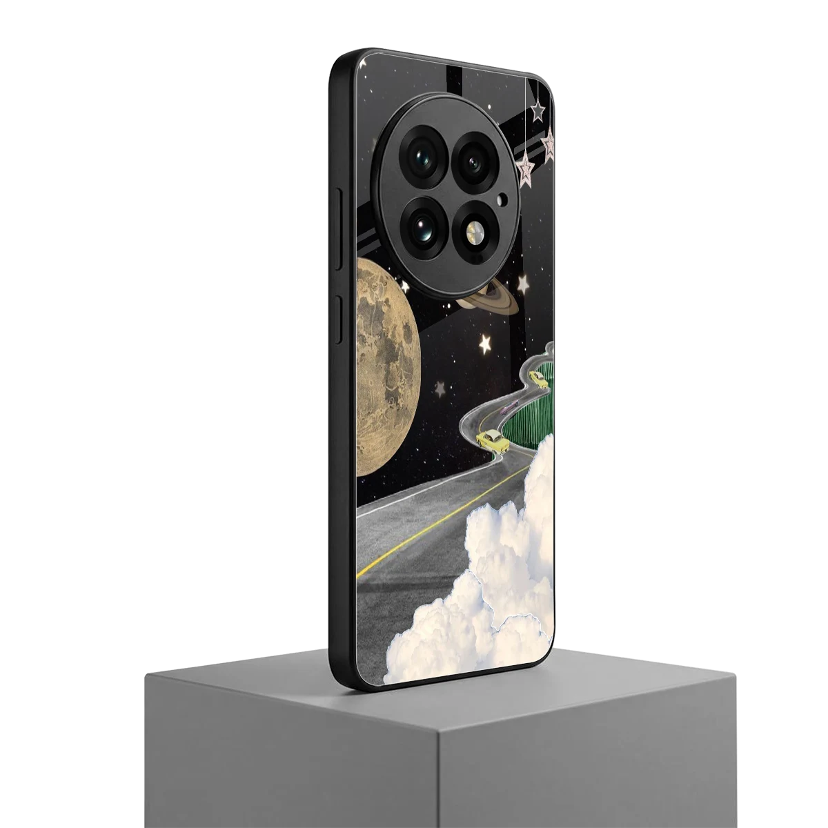 Skyline Galaxy oneplus 13 mobile cover | shockproof glass phone case