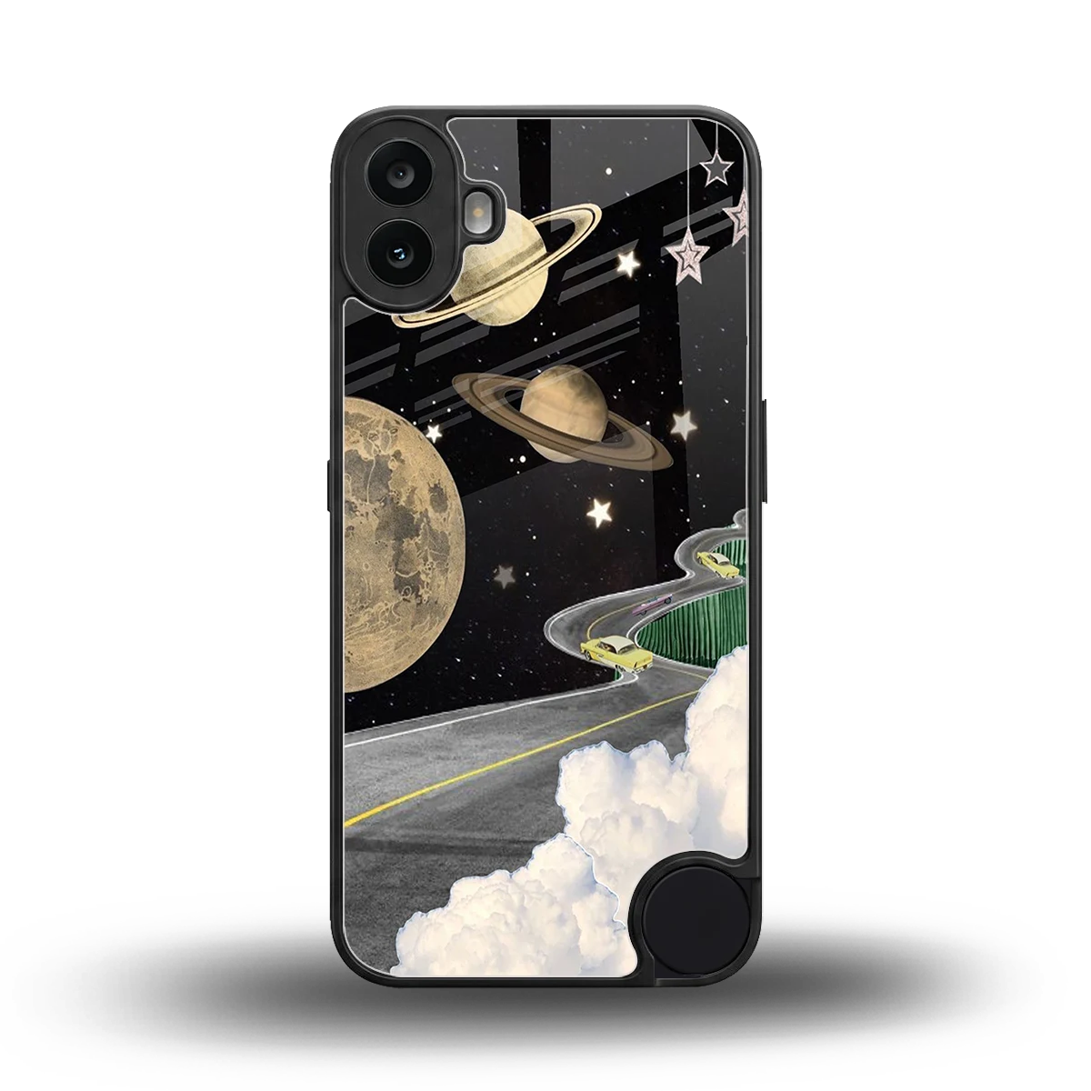 Skyline Galaxy back phone cover | glass case for cmf nothing phone 1