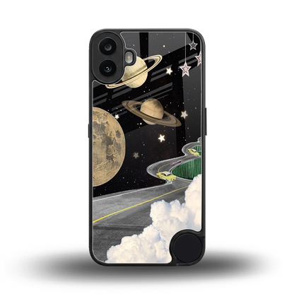 Skyline Galaxy back phone cover | glass case for cmf nothing phone 1