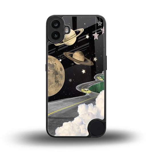 Skyline Galaxy back phone cover | glass case for cmf nothing phone 1