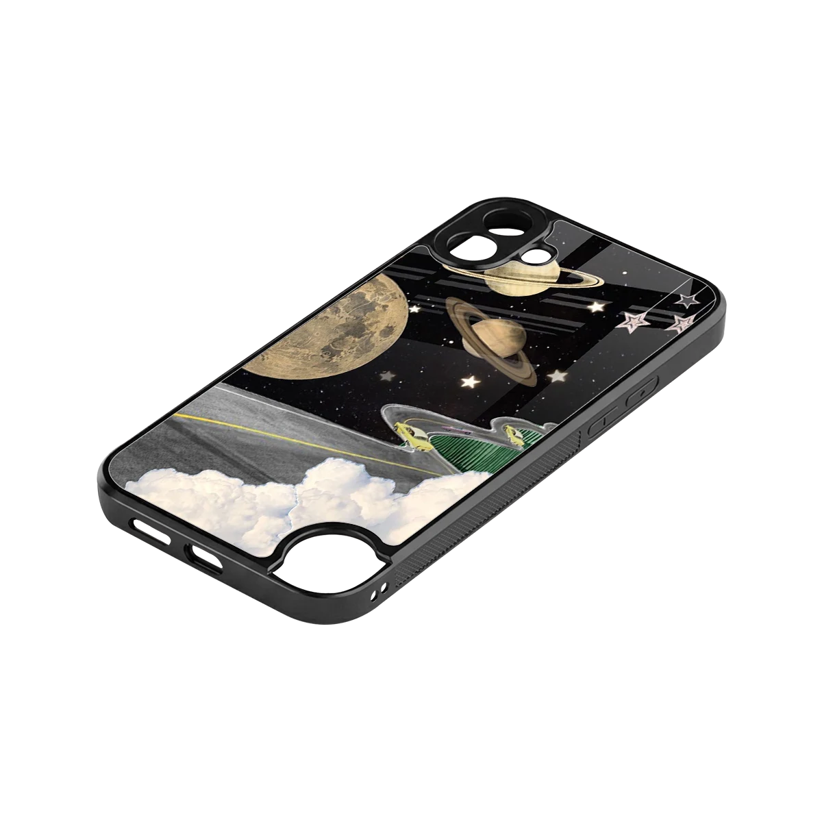 Skyline Galaxy stylish phone case for cmf nothing phone 1 | glossy glass and slim fit