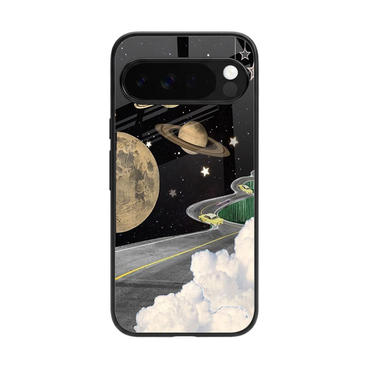 Skyline Galaxy back phone cover | glass case for google pixel 10 pro xl