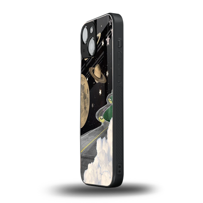 Skyline Galaxy iphone 13 mini mobile cover | shockproof glass phone case