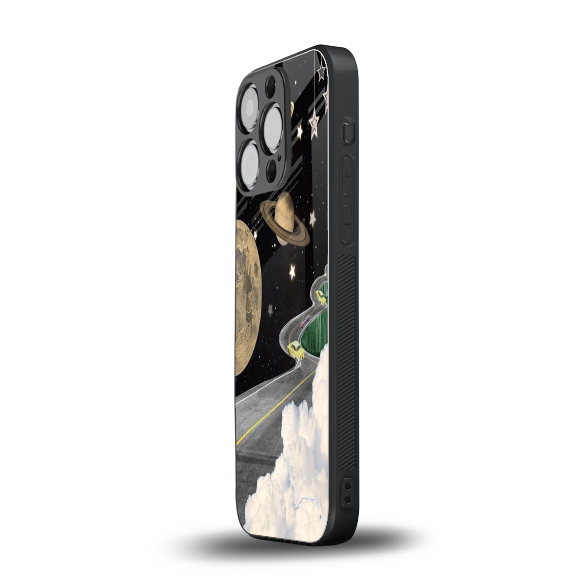 Skyline Galaxy iphone 13 pro mobile cover | shockproof glass phone case