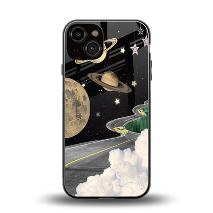 Skyline Galaxy back phone cover | glass case for iphone 14