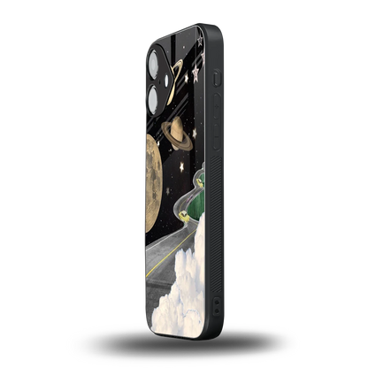 Skyline Galaxy iPhone 16 mobile cover | shockproof glass phone case