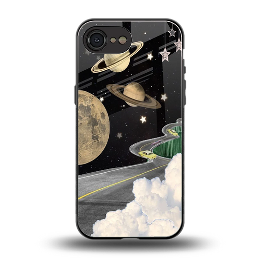 Skyline Galaxy back phone cover | glass case for iphone 16e