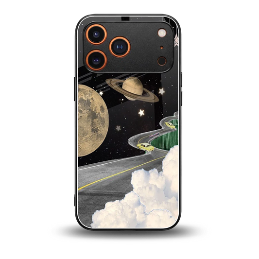 Skyline Galaxy back phone cover | glass case for iphone 17 pro max