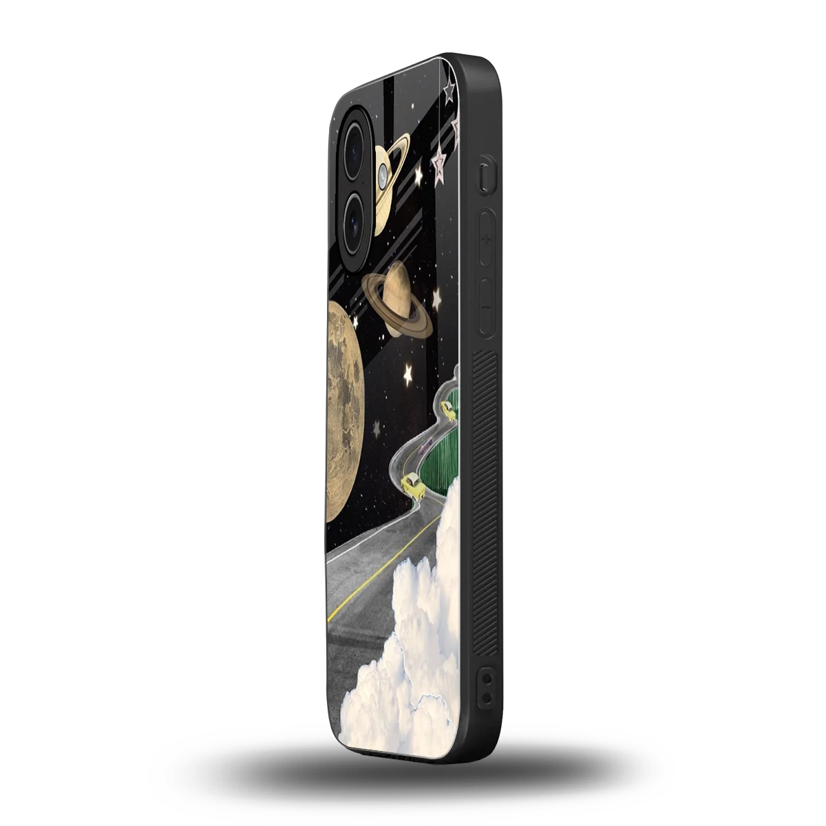 Skyline Galaxy iphone 17 mobile cover | shockproof glass phone case