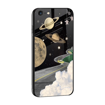 Skyline Galaxy sleek iphone 6 cover with tempered glass back and TPU edges